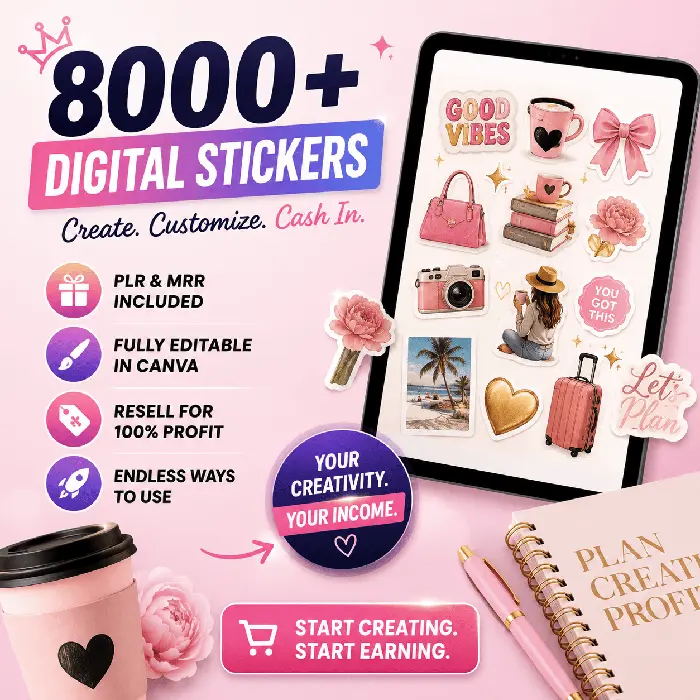 8,000+ Digital Planner Stickers